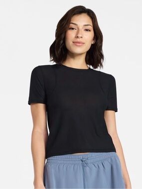 Avia Black Short Sleeve Tee Sz XS NEW!
